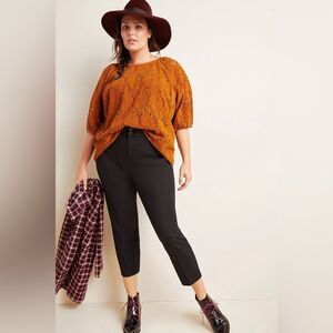 The Essential Slim Trousers By Anthropologie in Black Size 4